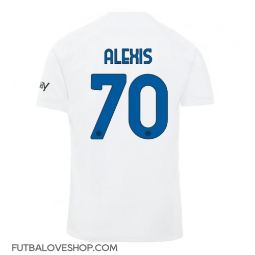 Dres Inter Milan Alexis Sanchez #70 Preč 2023-24 Krátky Rukáv